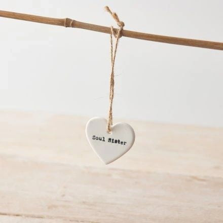 Soul Sisters Hanging Heart