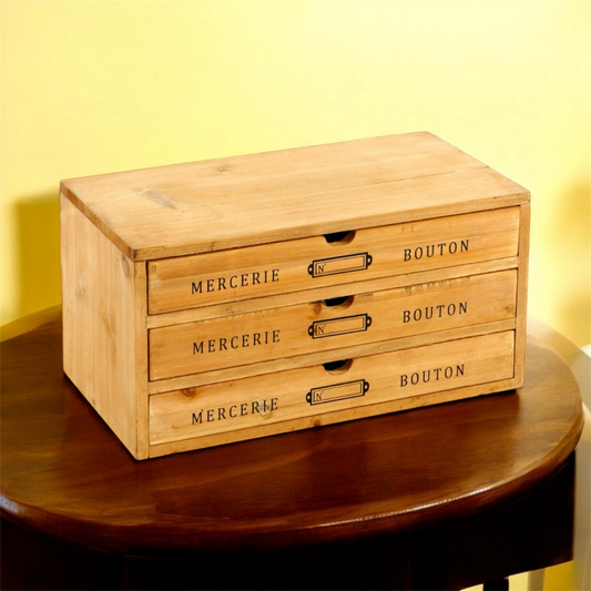 Three Drawer Shabby Chic Storage Organiser